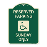 Reserved Parking Sunday Only (With Graphic