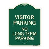 Reserved Parking Sign Visitor Parking No Long-Term Parking