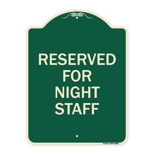 Reserved Parking for Night Staff