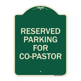 Reserved Parking for Co-Pastor
