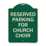 Reserved Parking for Church Choir