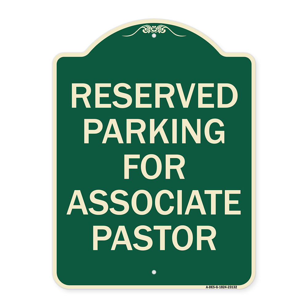 Reserved Parking for Associate Pastor