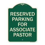 Reserved Parking for Associate Pastor