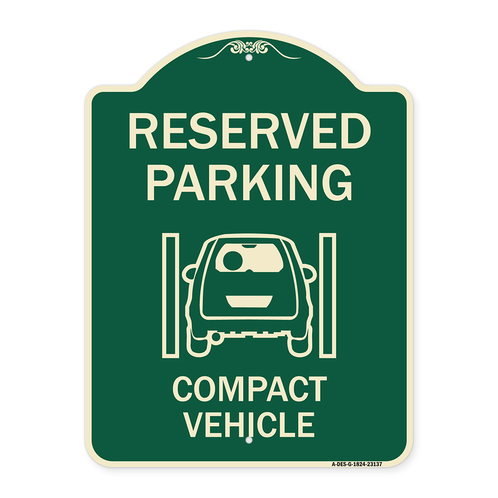 Reserved Parking Compact Vehicle