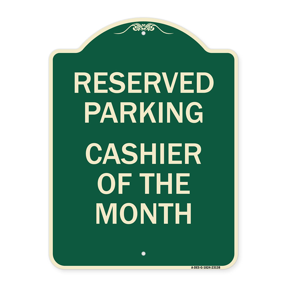 Reserved Parking Cashier of the Month