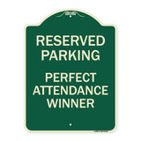 Reserved Parking - Perfect Attendance Winner