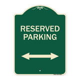 Reserved Parking (Arrow Pointing Left and Right)