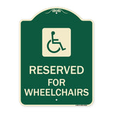 Reserved for Wheelchairs with Graphic