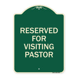 Reserved for Visiting Pastor