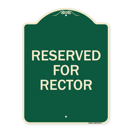 Reserved for Rector