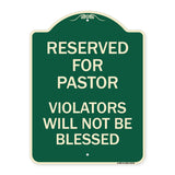 Reserved for Pastor Violators Will Not Be Blessed