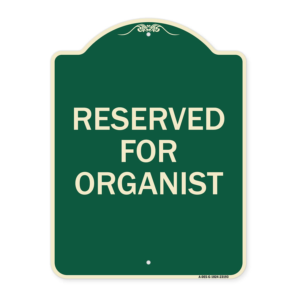Reserved for Organist
