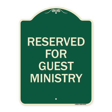 Reserved for Guest Ministry