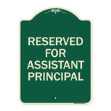 Reserved for Assistant Principal