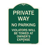 Private Way Violators Will Be Towed Away
