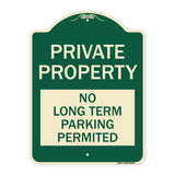 Private Property - No Long-Term Parking Permitted