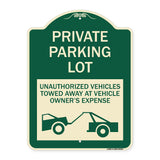 Private Parking Lot Unauthorized Vehicles Towed at Owner Expense