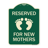 Pink Reserved Parking for New Mothers