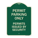 Permit Parking Only Permits Issued by Security