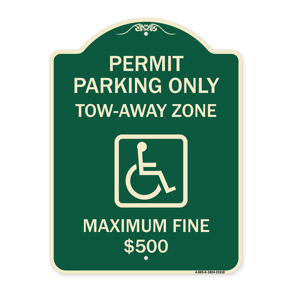 Permit Parking Only Tow-Away Zone Maximum Fine