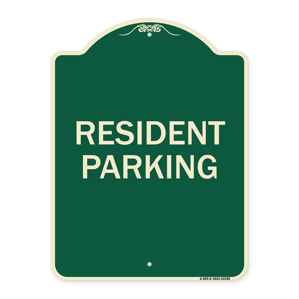Parking Sign Resident Parking