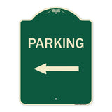 Parking Sign (Left Arrow)