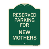 Parking Reserved for New Mothers
