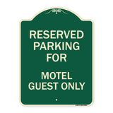 Parking Reserved for Motel Guest Only
