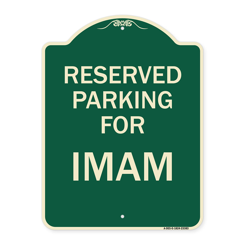 Parking Reserved for Imam