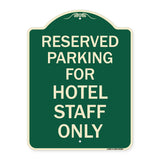 Parking Reserved for Hotel Staff Only