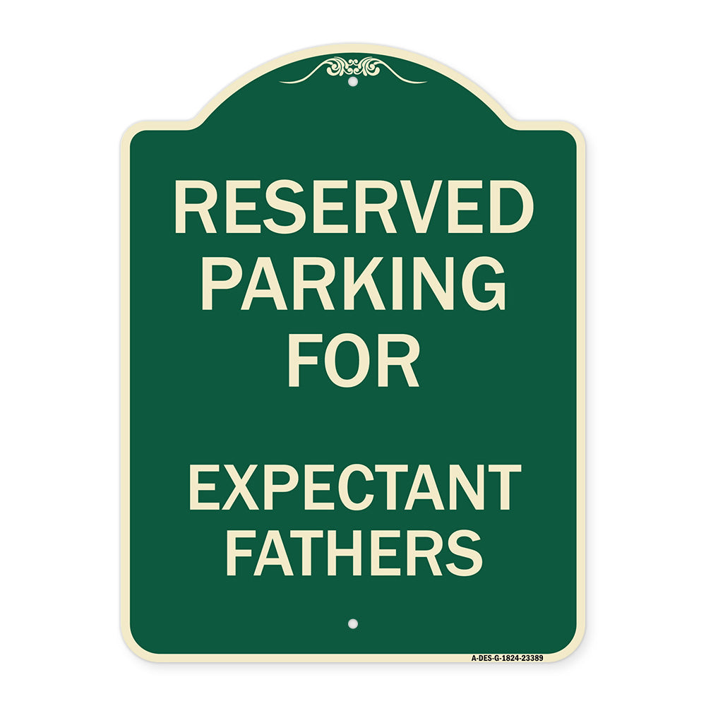 Parking Reserved for Expectant Fathers