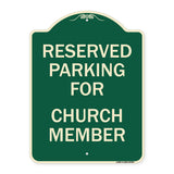 Parking Reserved for Church Member
