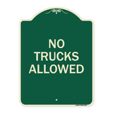 Parking Lot Sign No Trucks Allowed