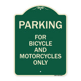 Parking for Bicycles and Motorcycles Only