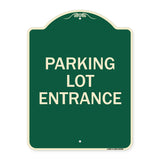 Parking Entrance Sign Parking Lot Entrance