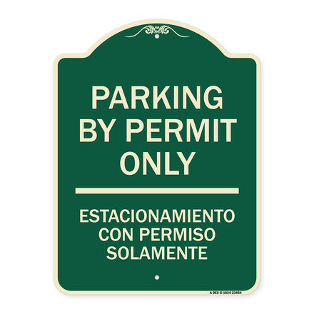 Parking by Permit Only - Estacionamiento Con Permiso Solamente