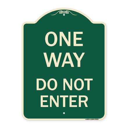 One Way Do Not Enter