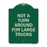 Not A Turn Around for Large Trucks