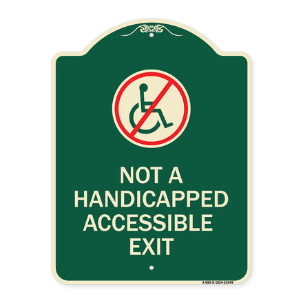 Not A Handicapped Accessible Exit (With Graphic)