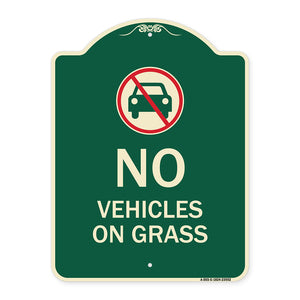 No Vehicles on Grass