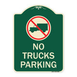 No Truck Sign No Truck Parking (With Symbol)