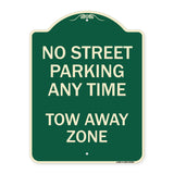 No Street Parking Anytime Tow Away Zone