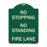 No Stopping No Standing Fire Lane