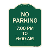 No Parking 7-00 Am to 6-00 Pm