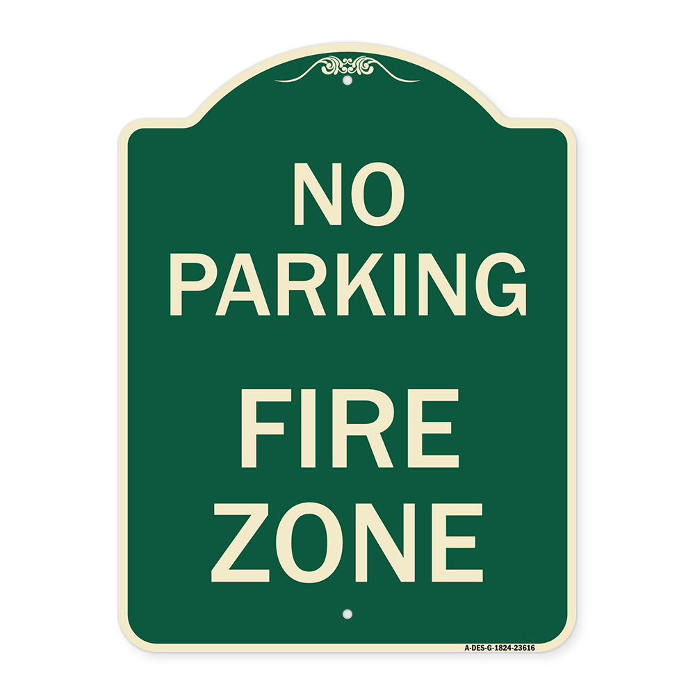 No Parking Fire Zone
