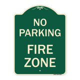 No Parking Fire Zone