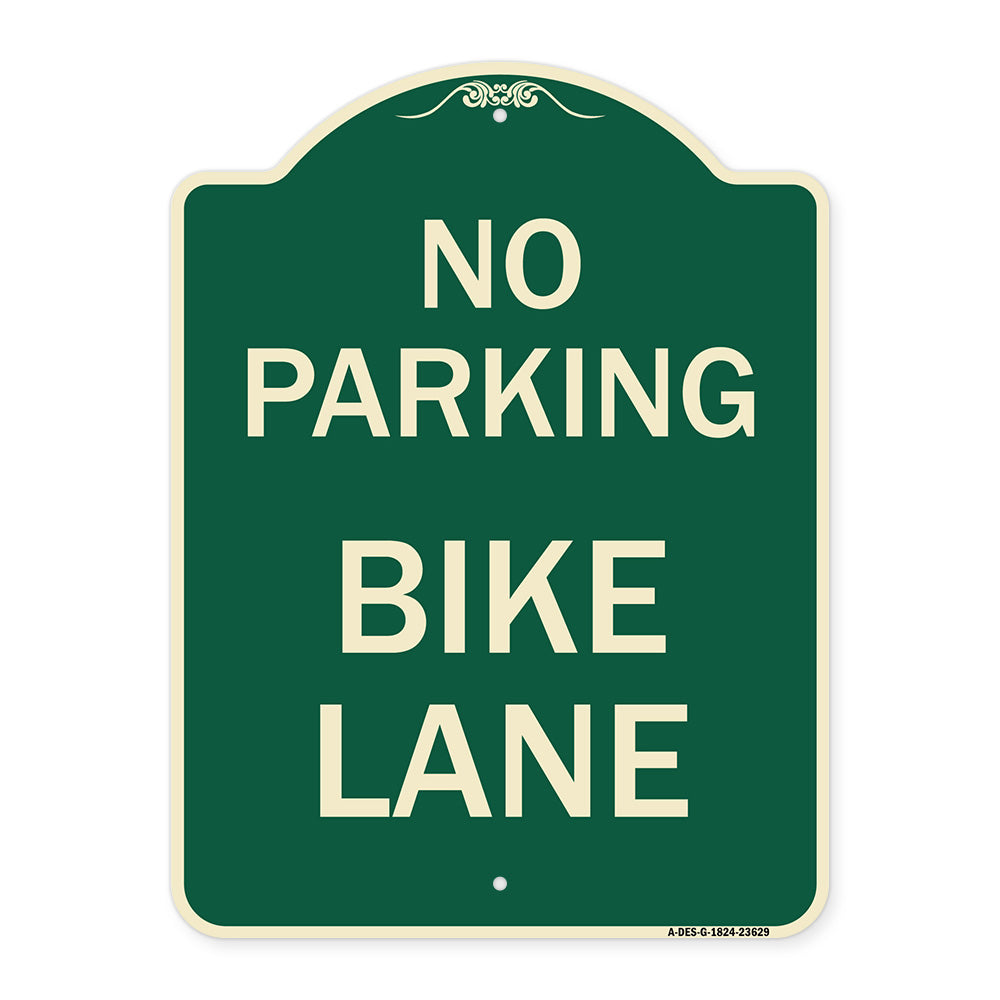 No Parking Bike Lane