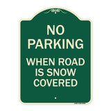 No Parking When Road Is Snow Covered