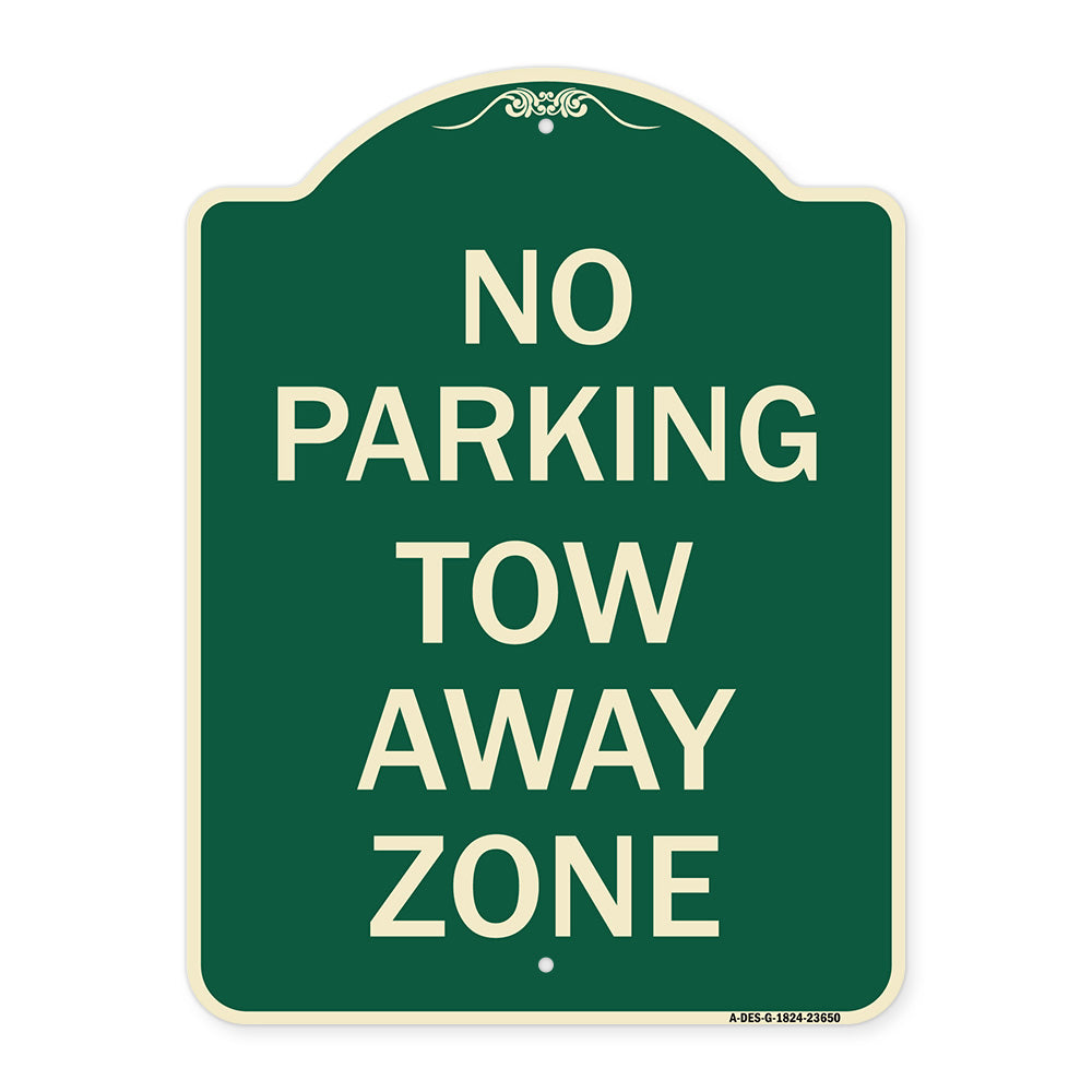 No Parking Tow Away Zone