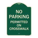 No Parking Permitted on Crosswalk